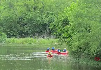 Canoeing at the Heard