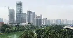 View of Xinkai River from Tiedonglu Subdsitrict, 2017
