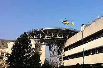 Helipad at Haukeland University Hospital
