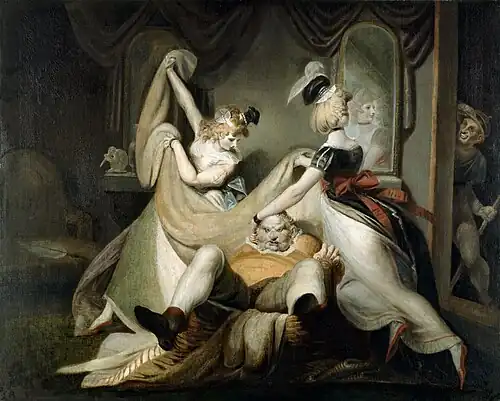 Falstaff in the Laundry Basket by Henry Fuseli