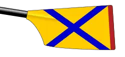 Image showing the rowing club's blade colours