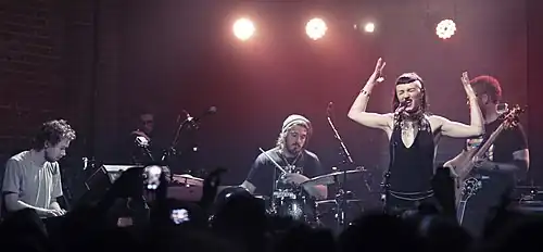 Hiatus Kaiyote performing onstage