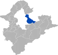 Location of Xizhi in New Taipei