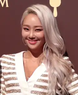 Hyolyn smiles