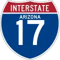 Interstate 17 marker