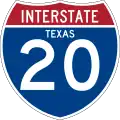 Interstate 20 marker