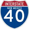 Interstate 40 marker