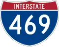 Interstate 469 marker