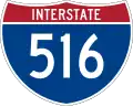 Interstate 516 marker