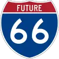 Future Interstate 66 marker