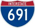 Interstate 691 marker