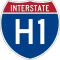 Interstate H-1 marker