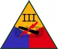 III Armored Corps Shoulder Sleeve Insignia August 20, 1942 - October 10, 1943