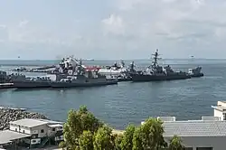 INS Satpura and INS Kamorta IMDEX 2015