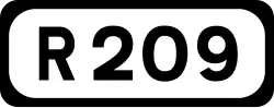 R209 road shield}}