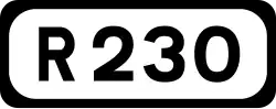 R230 road shield}}