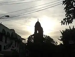 Backlighting photograph of San José de los Obreros church