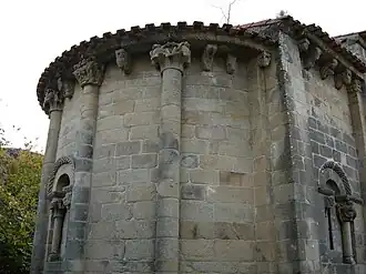 Round apse at Sanfins de Friestas Church.