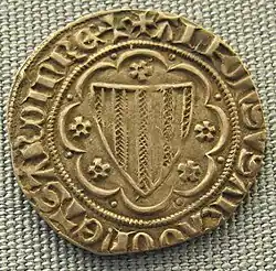 14th-century coin