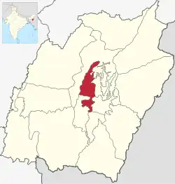 Location in Manipur