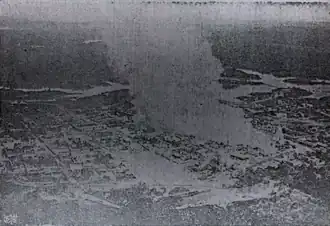 Santa Rosa during the fire.