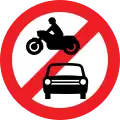 All motor vehicles prohibited