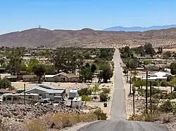 Indio Hills, California with Indio Hills and Santa Rosa Mountains