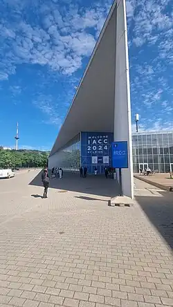 IACC 2024: exterior signage at convention centre