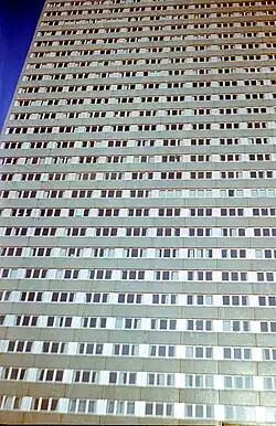 Original elevation of the building, 1970s