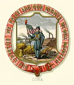 Iowa state coat of arms