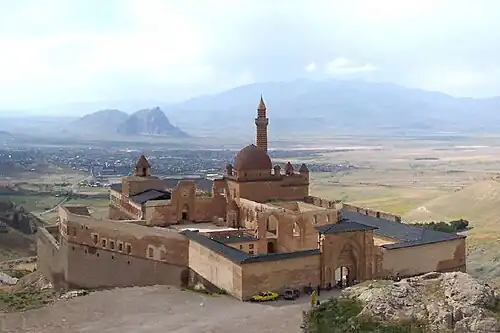 Ishak Pasha Palace in the Doğubeyazıt district of Ağrı