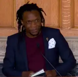 At UC Berkeley's Lunch Poems in 2023