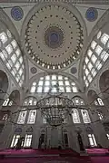 Mihrimah Sultan Mosque prayer area and dome