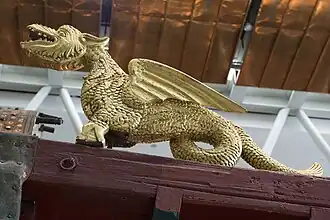 Istanbul Naval Museum, detail of the late 16th or early 17th century Ottoman Navy galley known as Tarihi Kadırga