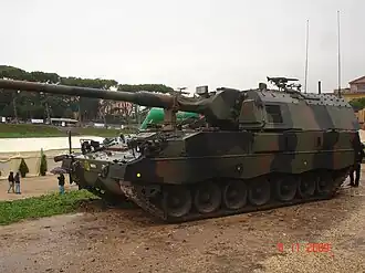 Italian Pzh-2000 on display at Rome's Circus Maximus for the 2009 Army Day