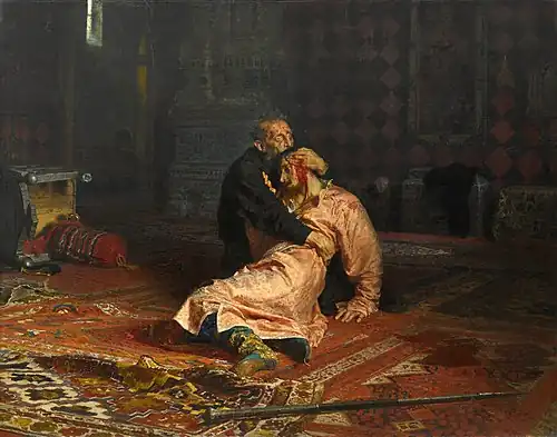 Ilya Repin, Ivan the Terrible and His Son Ivan (1885)