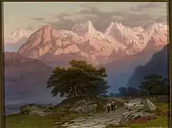 Mountain Landscape with Staffage (1859)