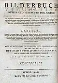 JF Bertuch's Kinderbuch – title page