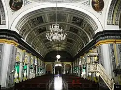 View from the main altar to the main portal