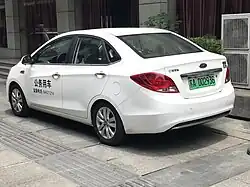 JAC iEV facelift sedan (iEV7)
