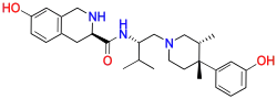 Chemical structure of JDTic.