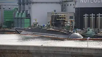 JS Seiryū at Kobe on 23 October 2016.