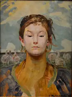 Jacek Malczewski Study of a girl