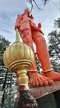 Statue of God Shree Hanuman at Jakhu Temple.