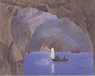 The blue grotto in Capri