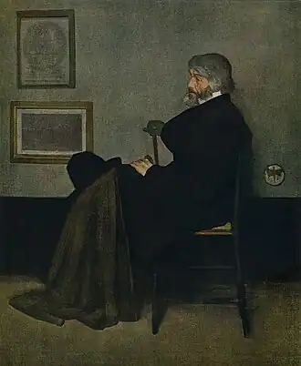 Carlyle, painting by Whistler