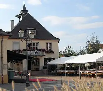 The town hall in Jebsheim