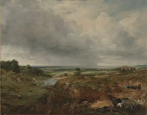 John Constable, Branch Hill Pond, Hampstead Heath, 1825