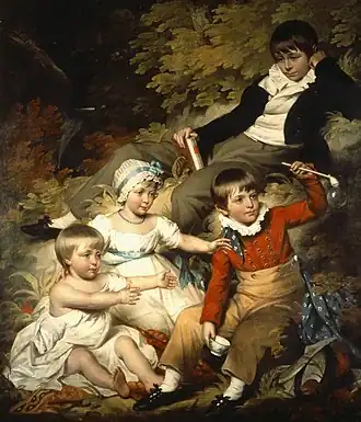 The Four Eldest Children of Sir Richard Croft, 1803