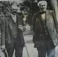 Johnny J. Jones and Thomas A. Edison in the 1920s